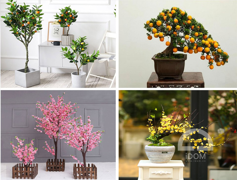 Các cách trang trí phòng khách ngày tết