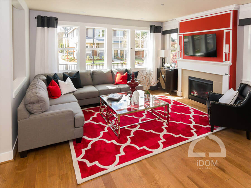 Các cách trang trí phòng khách ngày tết